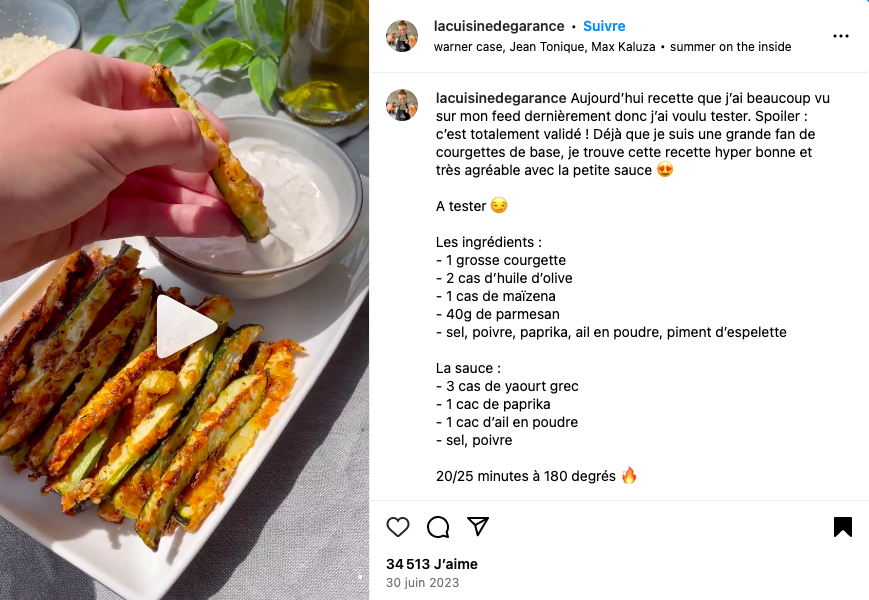 instagram la cuisine de garance